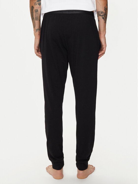 United Colors Of Benetton United Colors Of Benetton Pyjamahose 30964F00G Schwarz Regular Fit