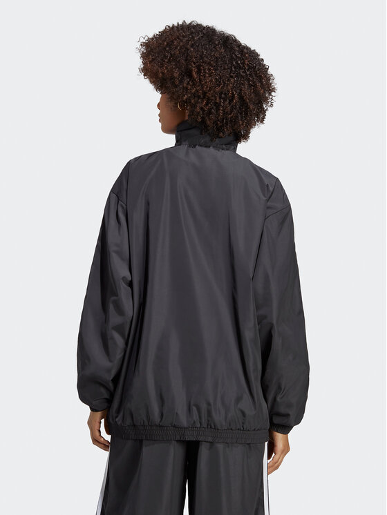 adidas adidas Džemperis Oversized Track Top IP7142 Juoda Loose Fit