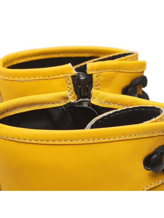 Tommy Jeans Tommy Jeans Ботильйони Lace Up Chunky EN0EN02057 Жовтий