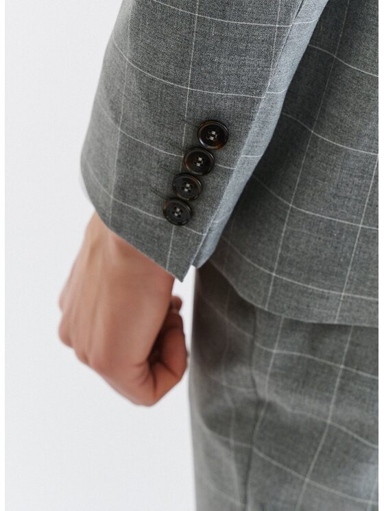 Pako Lorente Pako Lorente Marynarka P23SP-3G-022 Szary Slim Fit