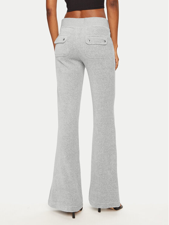 Juicy Couture Juicy Couture Donji dio trenerke Layla JCSEBJ001 Siva Flared Leg