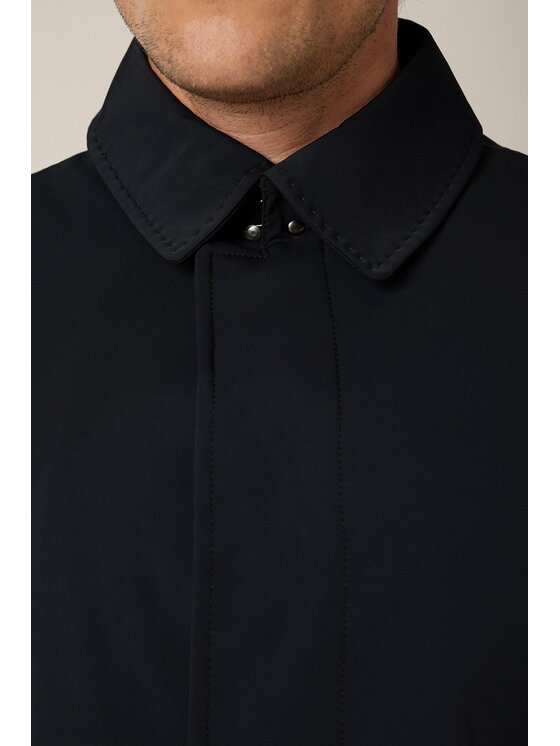 Lancerto Lancerto Płaszcz Vernier KU073225000003 Granatowy Regular Fit