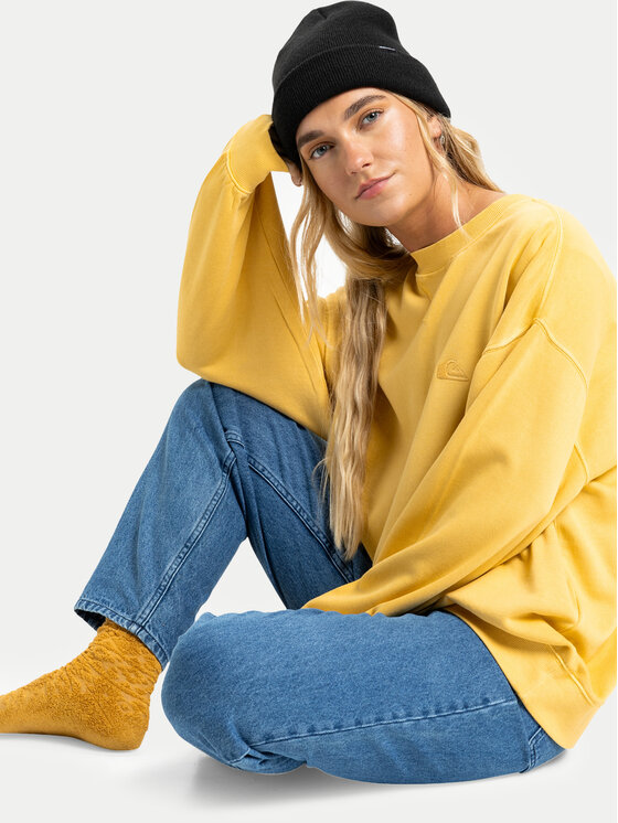 Quiksilver Quiksilver Суитшърт EQWFT03190 Бежов Regular Fit