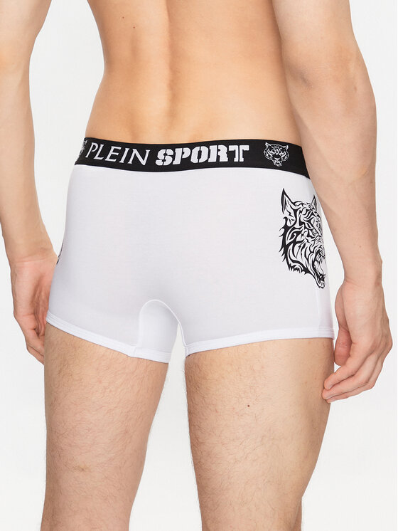 Plein Sport Plein Sport Boxershorts Tiger SACC MUY0354 SJY001N Weiß