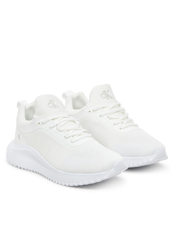 Calvin Klein Jeans Calvin Klein Jeans Sneakersy Eva Runner Sock Mg Tech YW0YW01855 Biela