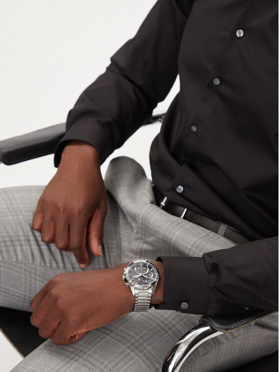 Casio Casio Hodinky Edifice EFR-571D-1AVUEF Stříbrná