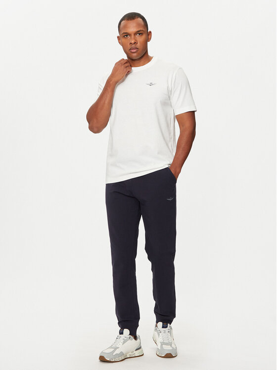 Aeronautica Militare Aeronautica Militare T-krekls 242TS2065J592 Balts Regular Fit