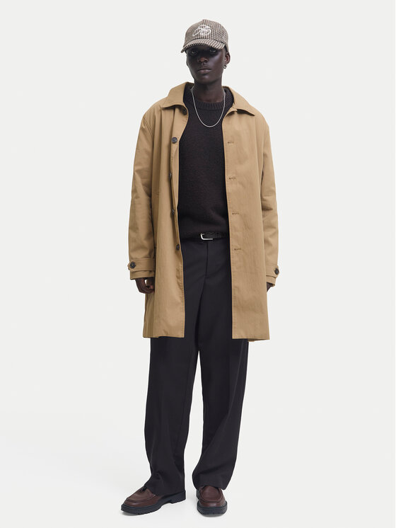 Jack & Jones Jack & Jones Παντελόνι chino Bill 12293368 Μαύρο Wide Leg