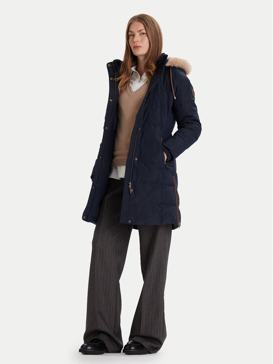 LAUREN RALPH LAUREN LAUREN RALPH LAUREN Vatovaná bunda 297957509008 Tmavomodrá Regular Fit