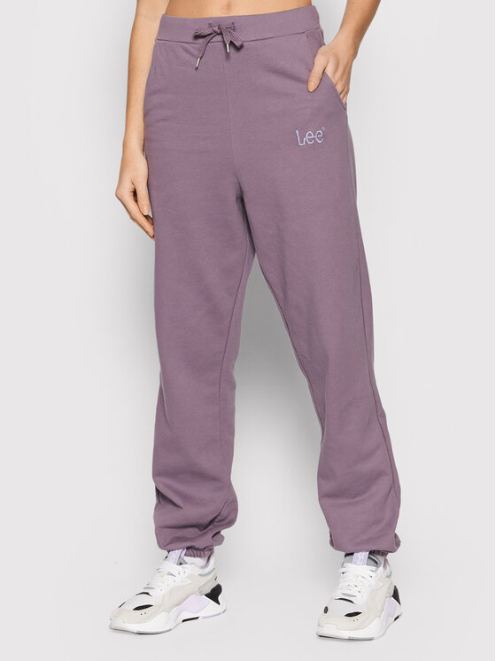 Lee Lee Pantaloni da tuta L32MTXTZ 112143857 Viola Relaxed Fit