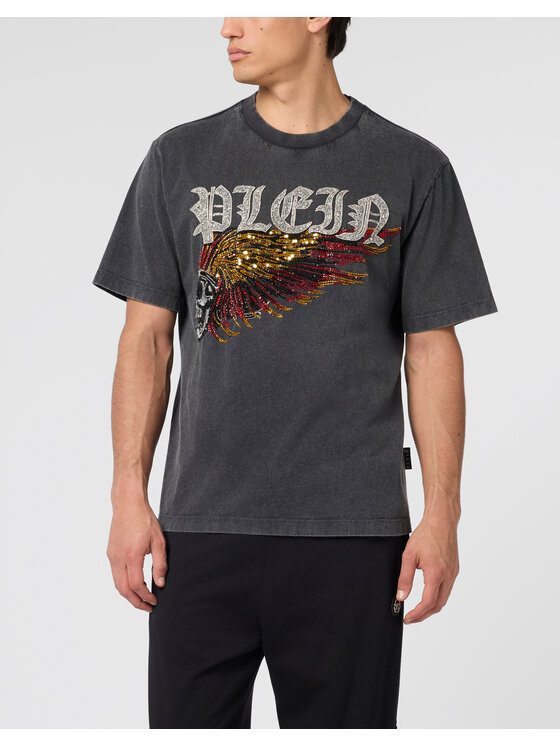 PHILIPP PLEIN PHILIPP PLEIN T-shirt 29740 Nero Regular Fit