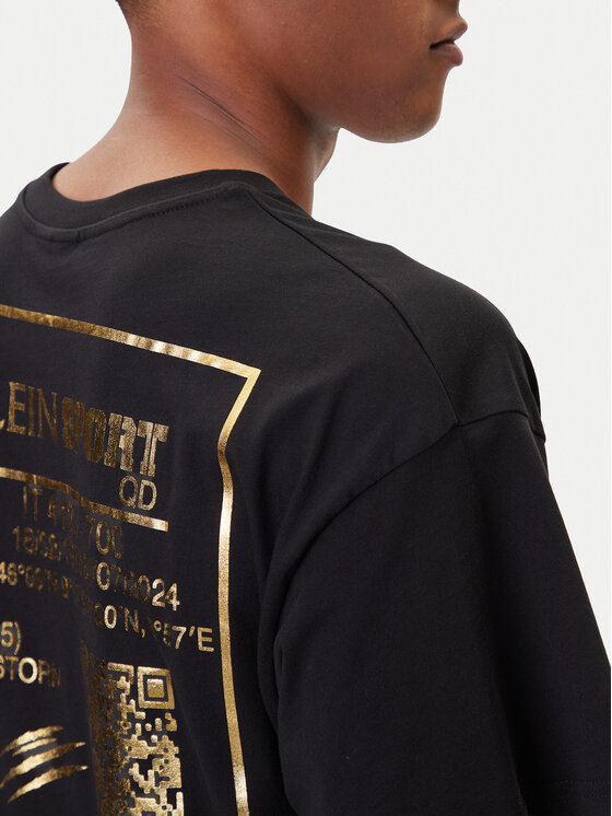 Plein Sport Plein Sport T-Shirt FAEC MTK8362 STE001N Schwarz Loose Fit