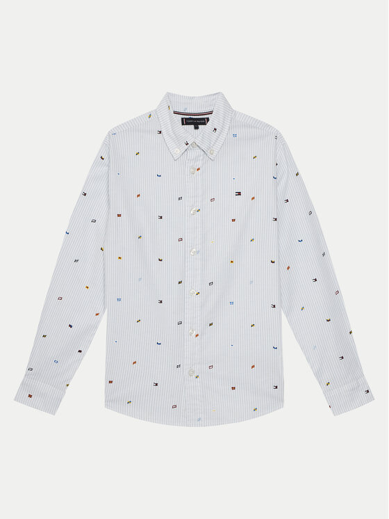 Tommy Hilfiger Tommy Hilfiger Cămașă KB0KB09555 D Albastru celest Regular Fit