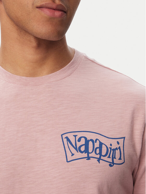 Napapijri Napapijri T-shirt S-Elior NP0A4HZY Rosa chiaro Relaxed Fit