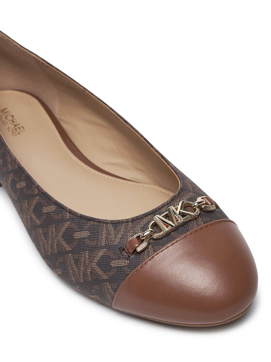 MICHAEL Michael Kors MICHAEL Michael Kors Baleriny Rebecca Flex Empire Monogram 40F4RBFP1B Brązowy