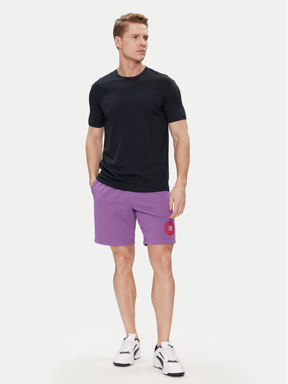 Champion Champion Pantaloni scurți sport 219850 Violet Comfort Fit