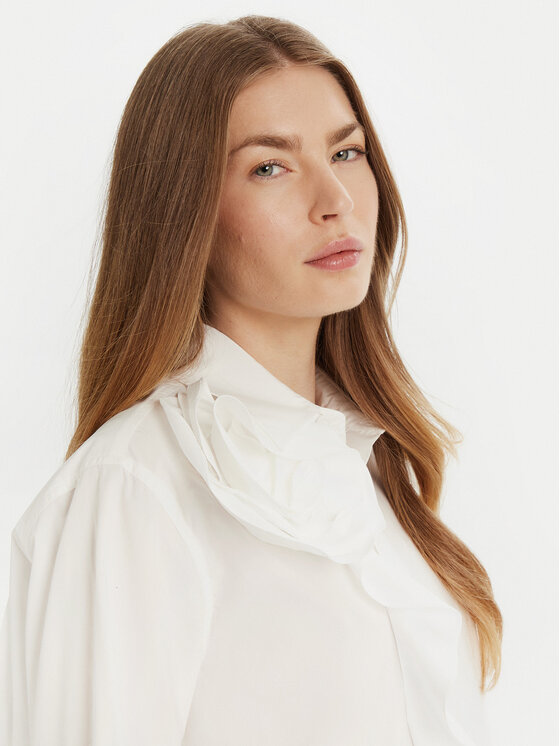 Marella Marella Marškiniai Ketch 2513111101 Balta Regular Fit