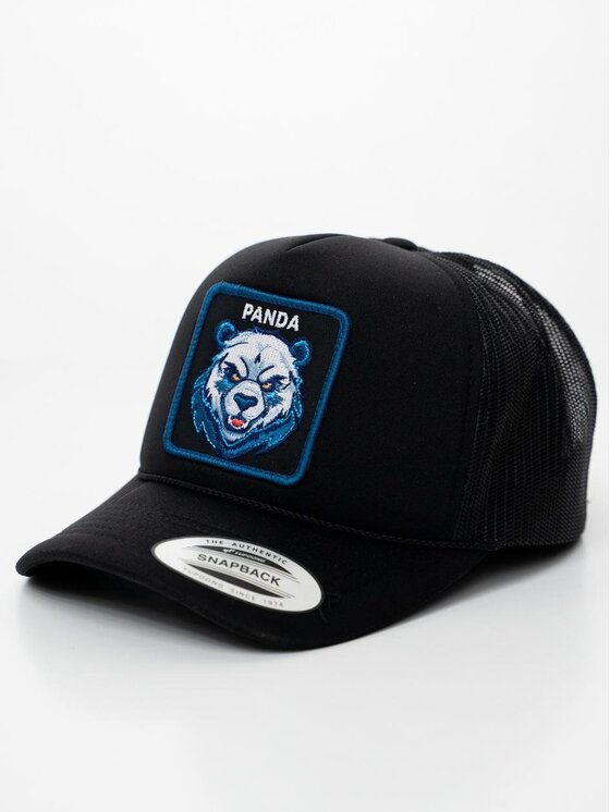 MyStars MyStars Czapka z daszkiem Czapka Z Daszkiem Trucker Czarna z Pandą MyStars Panda uni Czarny