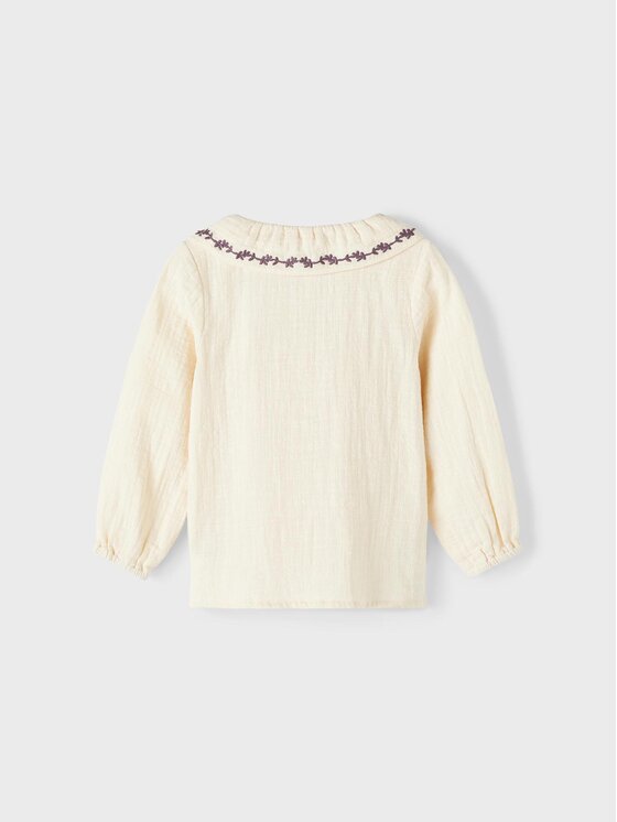 NAME IT NAME IT Camicia 13218782 Écru Regular Fit