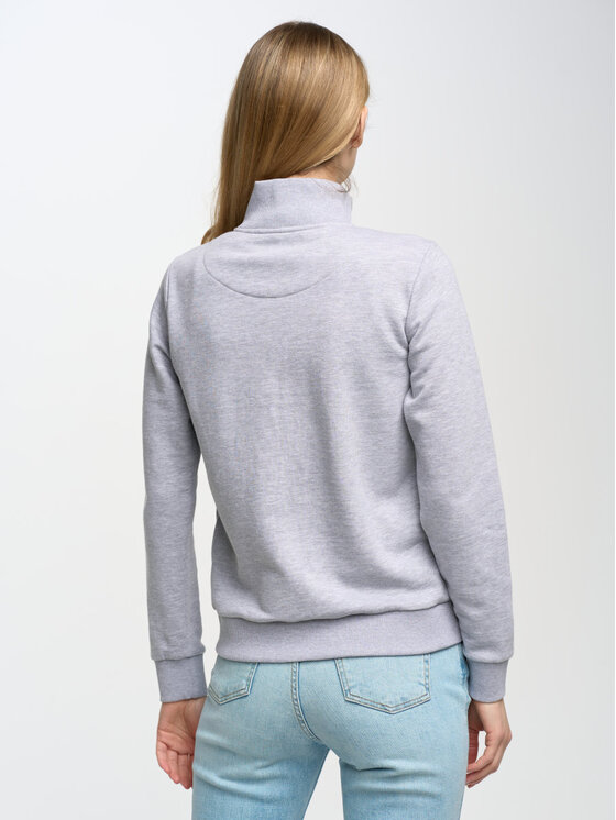 BIG STAR BIG STAR Bluza CHITA_901_170 Szary Basic Fit