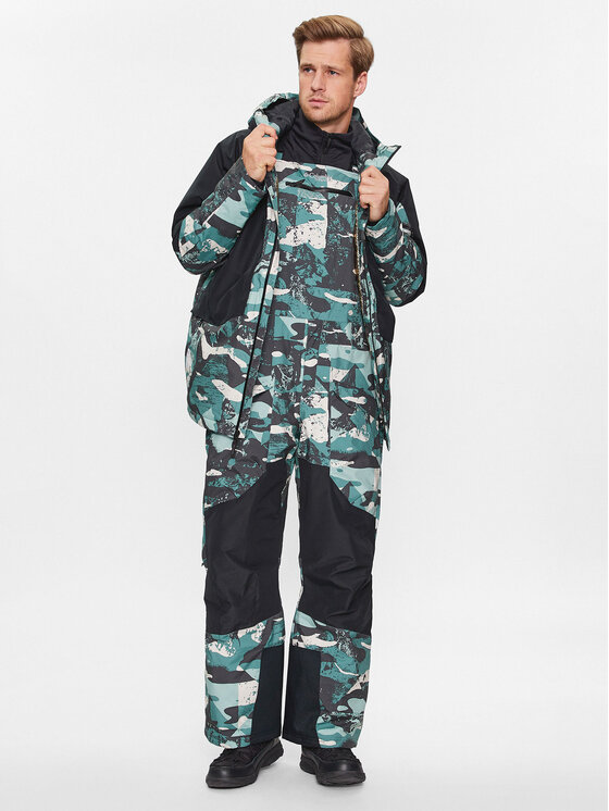 Columbia Columbia Spodnie outdoor Highland Summit™ Bib Zielony Regular Fit