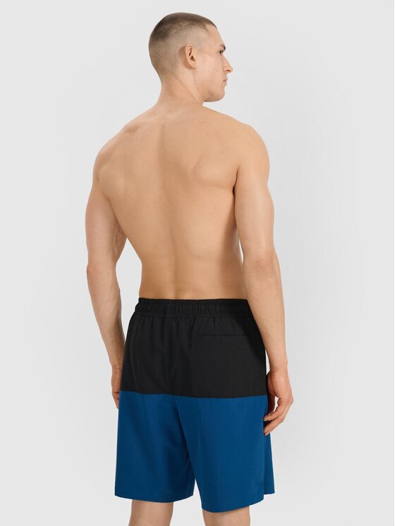 4F 4F Szorty plażowe 4FWSS25UBDSM135-46S Zielony Regular Fit
