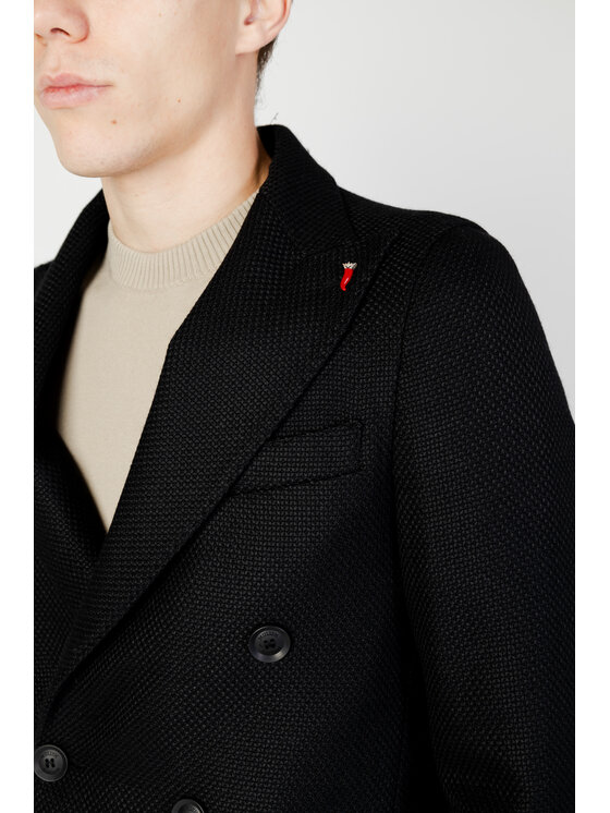 Mulish Mulish Płaszcz CPS-7007 Czarny To Fit
