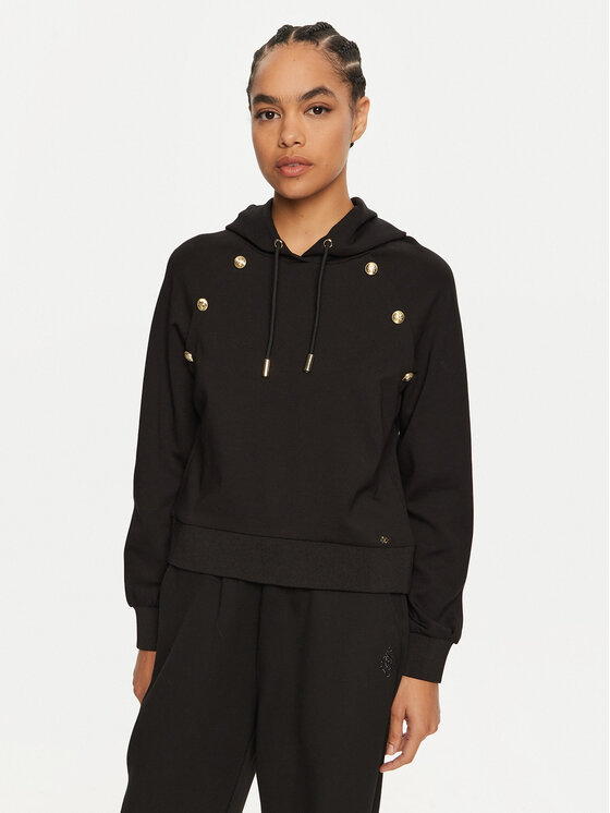 Gaudi Gaudi Sweatshirt 421BD64003 Schwarz Regular Fit
