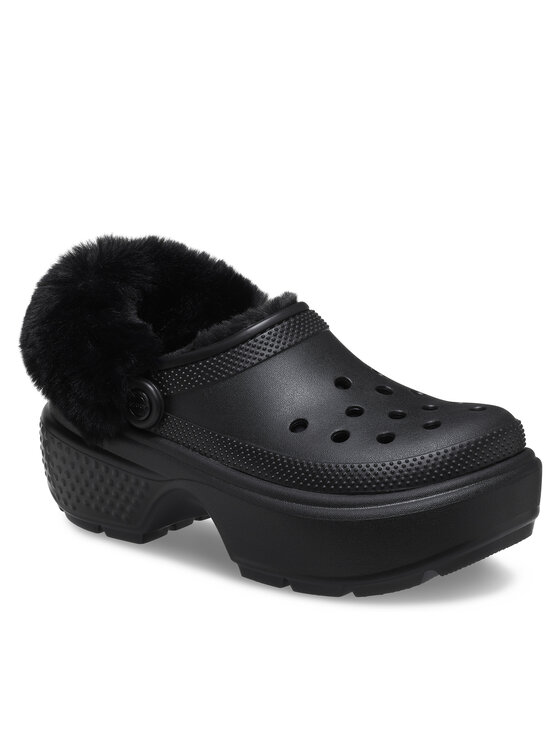 Crocs Crocs Plätud Stomp Lined Clog 208546 Must