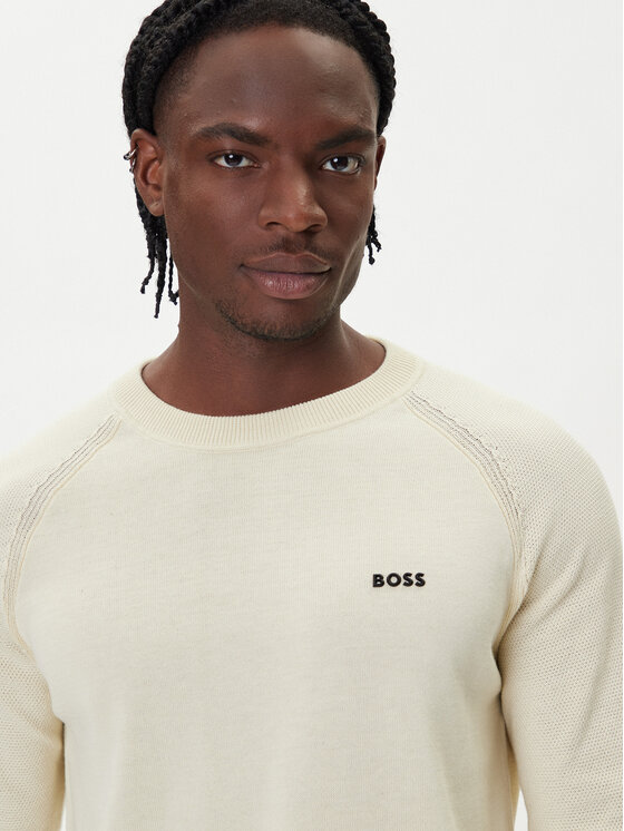 BOSS BOSS Svetr K_Zone CN 50541938 Béžová Regular Fit