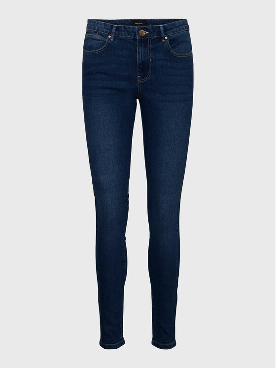 Vero Moda Vero Moda Teksad June 10278817 Tumesinine Slim Fit