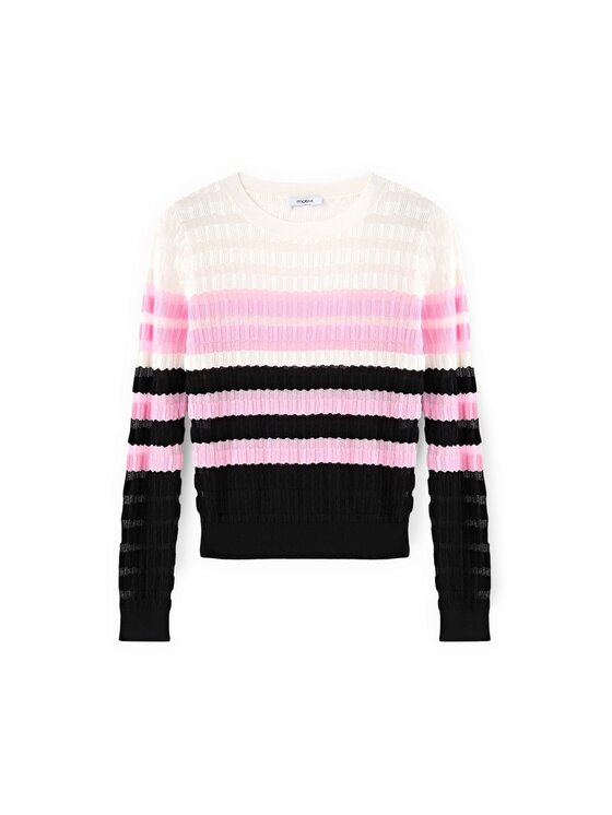 Motivi Motivi Sweter M169W003867N0S1 Różowy Regular Fit