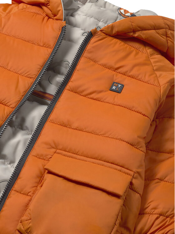 Mayoral Mayoral Зимно яке 2420 Оранжев Regular Fit
