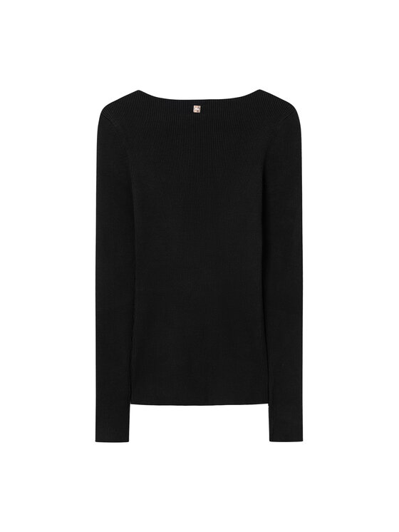 Tiffi Tiffi Sweter TIFFI Czarny Slim Fit