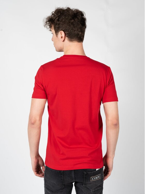 Iceberg Iceberg T-shirt F020639A Rosso Regular Fit