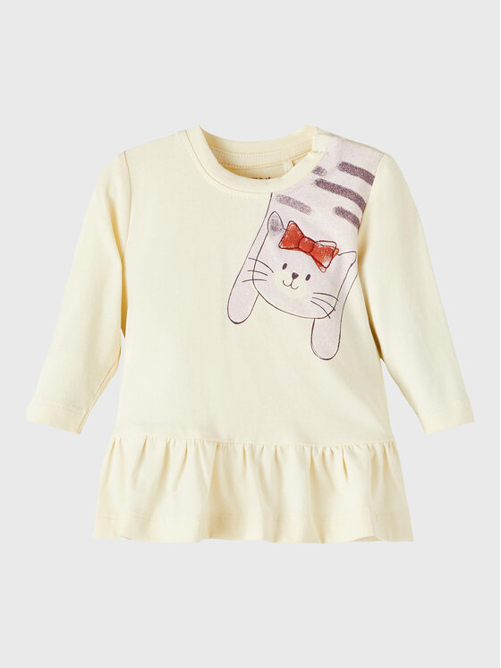 NAME IT NAME IT Bluse 13210044 Écru Regular Fit