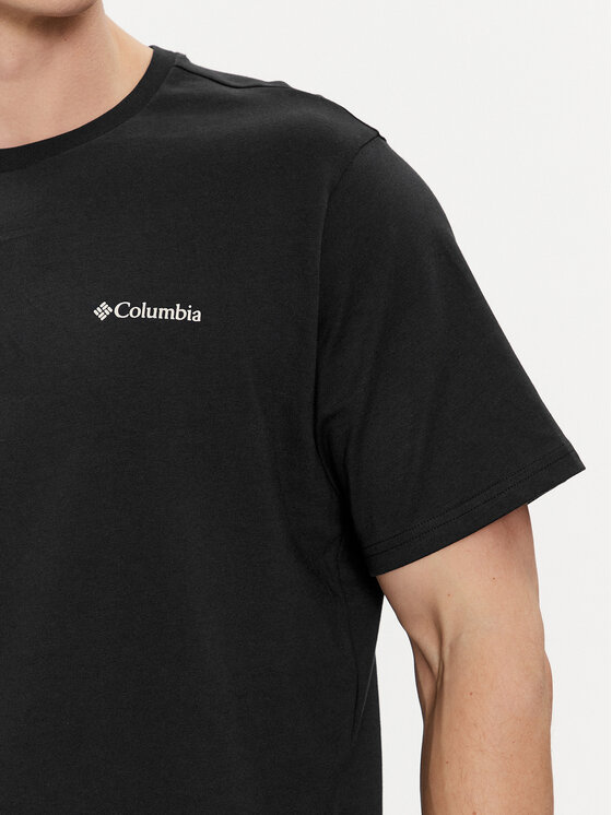 Columbia Columbia Tričko Explorers Canyon™ 2036451 Čierna Regular Fit