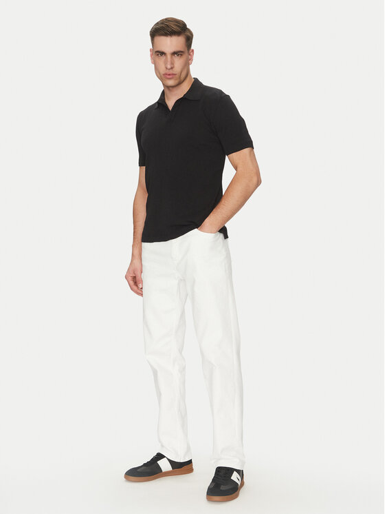 Marc O'Polo Marc O'Polo Pólóing 523 2091 53026 Fekete Regular Fit