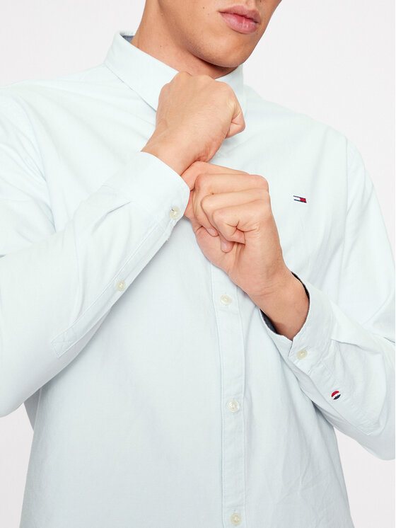 Tommy Jeans Tommy Jeans Hemd Classic Oxford DM0DM15408 Grün Classic Fit