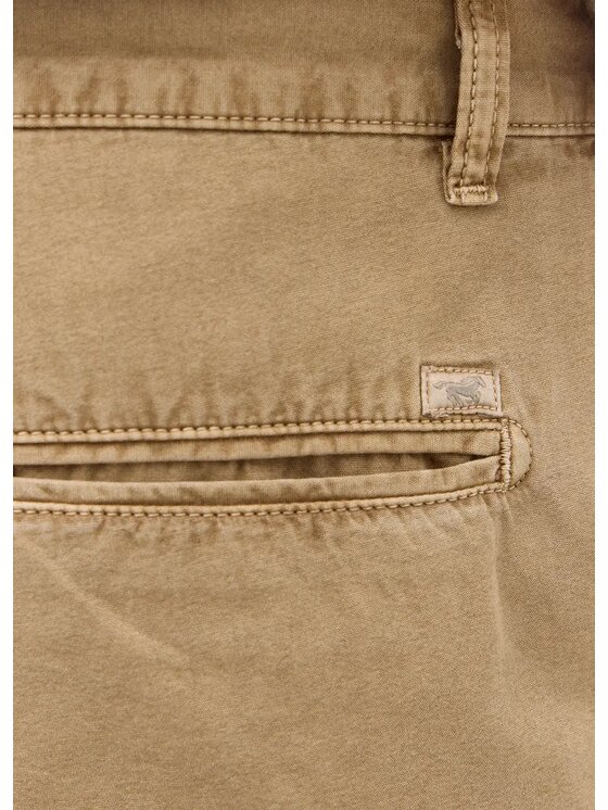 Mustang Mustang Pantaloncini di tessuto CHICAGO SHORTS Z Beige Regular Fit