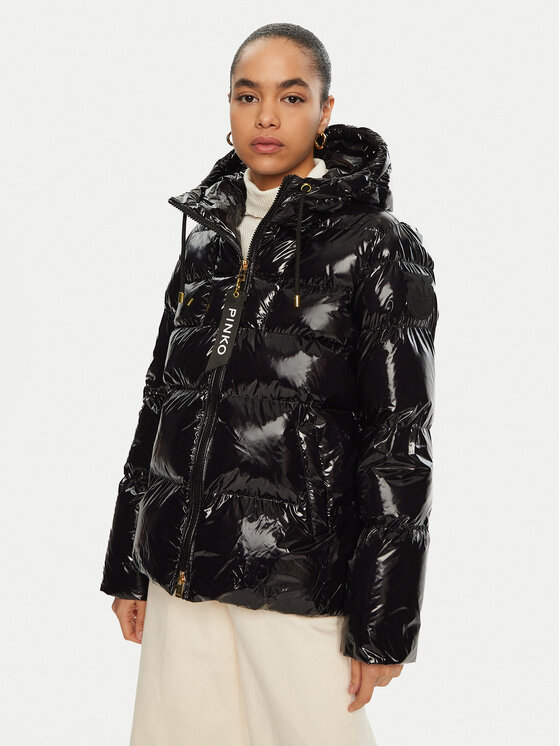 PINKO PINKO Зимно яке Eleodoro 101597 A11K Черен Regular Fit