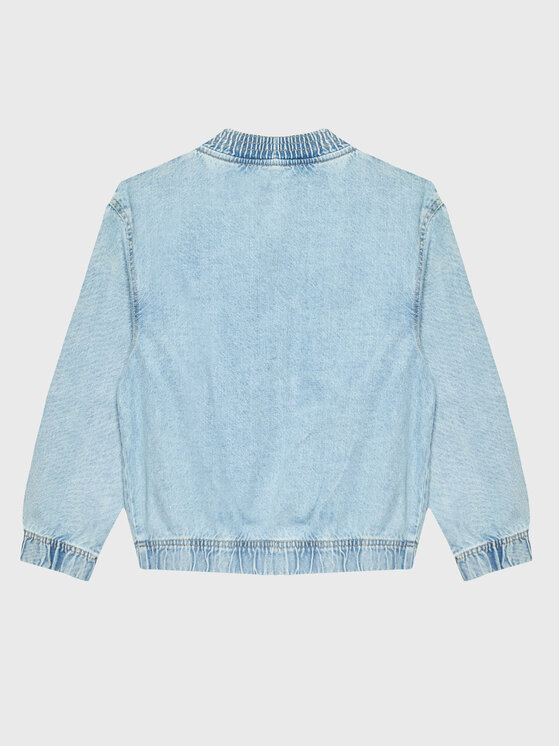 United Colors Of Benetton United Colors Of Benetton Geacă de blugi 2H0DCN02F Albastru celest Relaxed Fit
