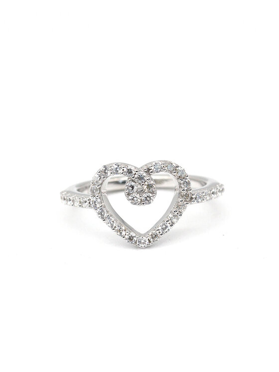 Leis Leis Anello Eterna Placcatura in argento rodiato