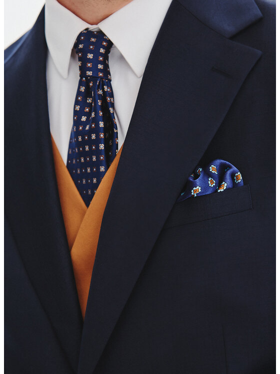 Pako Lorente Pako Lorente Marynarka P25WF-3G-006 Granatowy Super Slim Fit