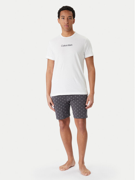 Calvin Klein Underwear Calvin Klein Underwear Pijama LV00NM2960 Alb Regular Fit