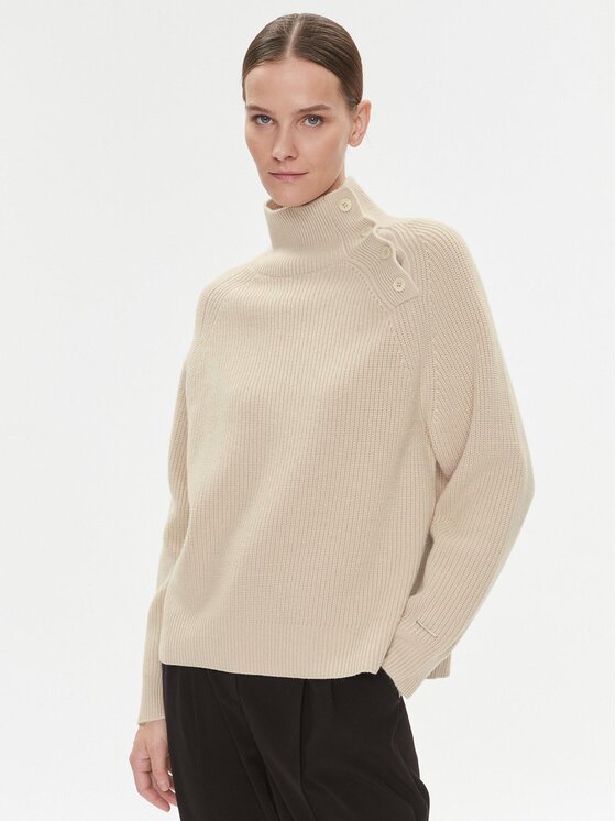Calvin Klein Calvin Klein Garbó K20K206014 Bézs Relaxed Fit