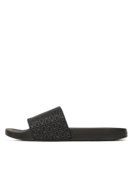 Calvin Klein Calvin Klein Παντόφλες Pool Slide Mono HM0HM00963 Μαύρο