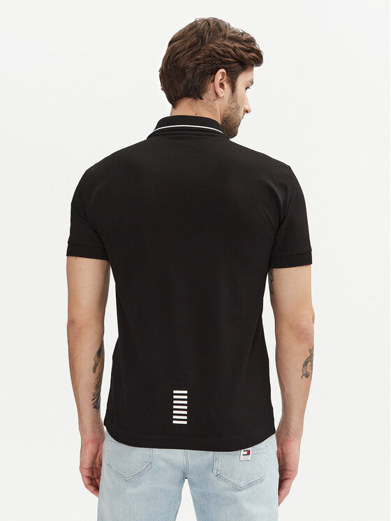 EA7 Emporio Armani EA7 Emporio Armani Polo majica 8NPF16 PJVUZ 1200 Črna Slim Fit