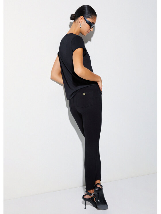 Liu Jo Liu Jo Pantaloni di tessuto TA6027JS18222222 Nero Regular Fit