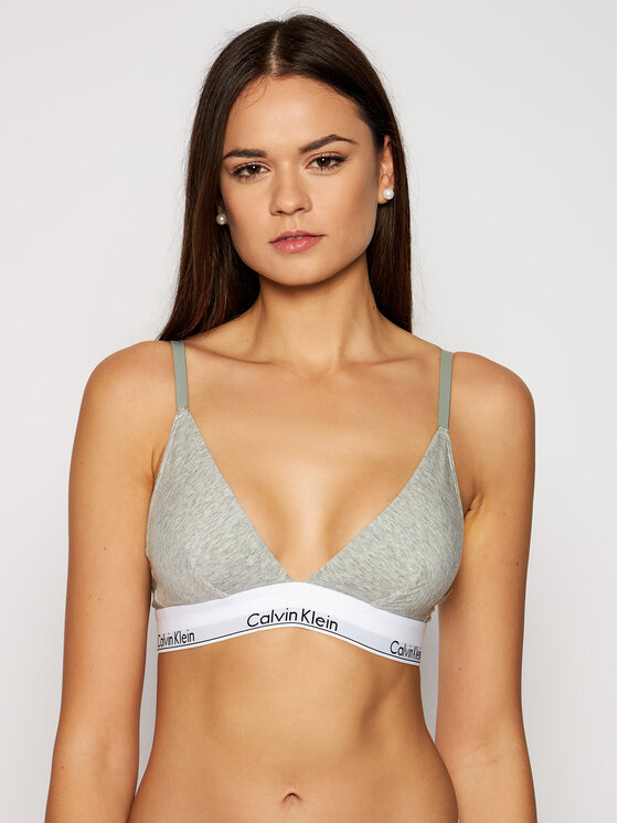 Calvin Klein Underwear Bralette krūšturis 000QF1061E Pelēks